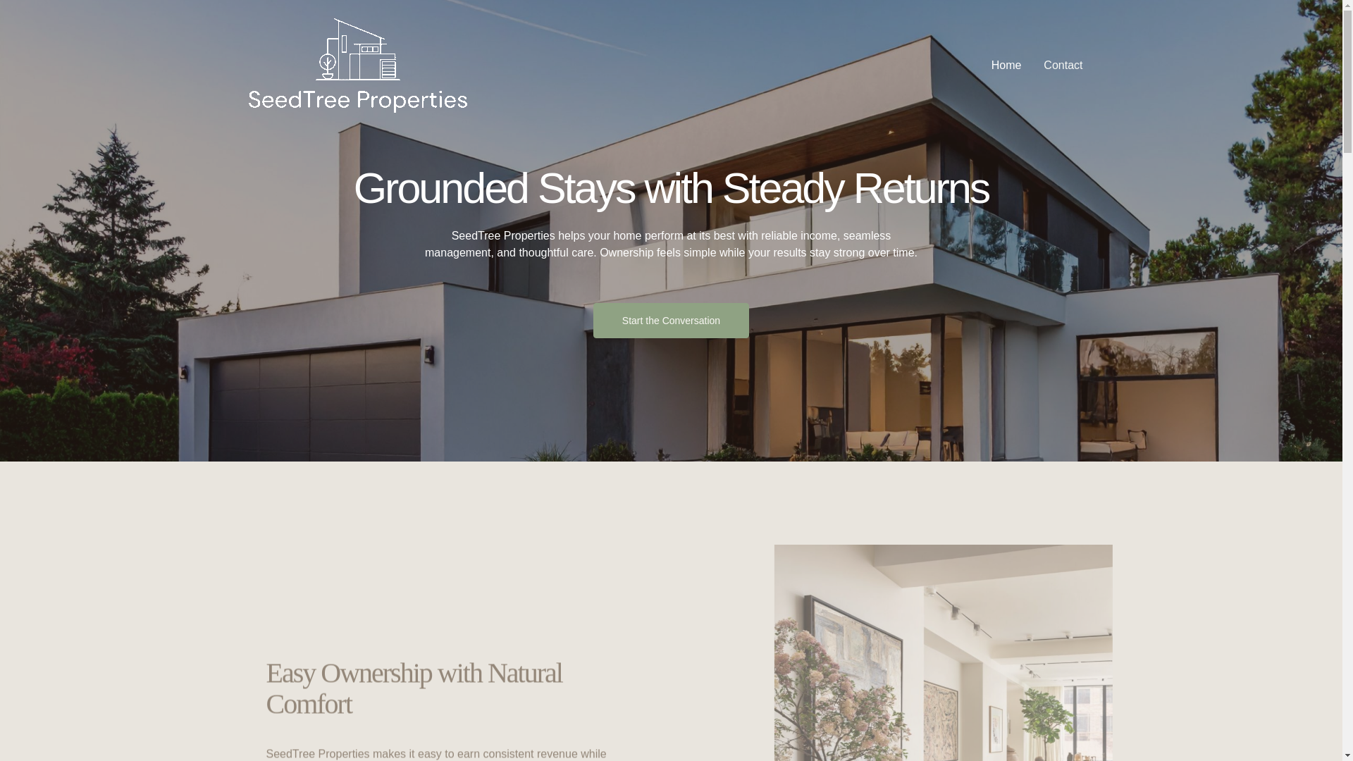 the desktop screenshot of seedtreeproperties.com